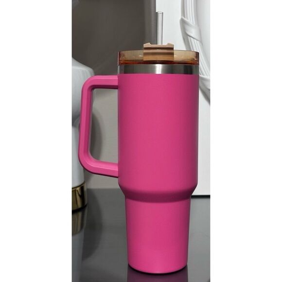 Stanley x Starbucks Philippines Exclusive PINK BLUSH CARNATION 40oz Tumbler - Picture 2 of 4